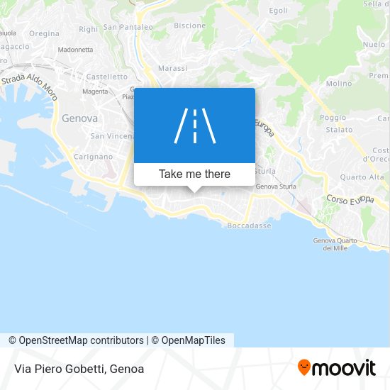 Via Piero Gobetti map