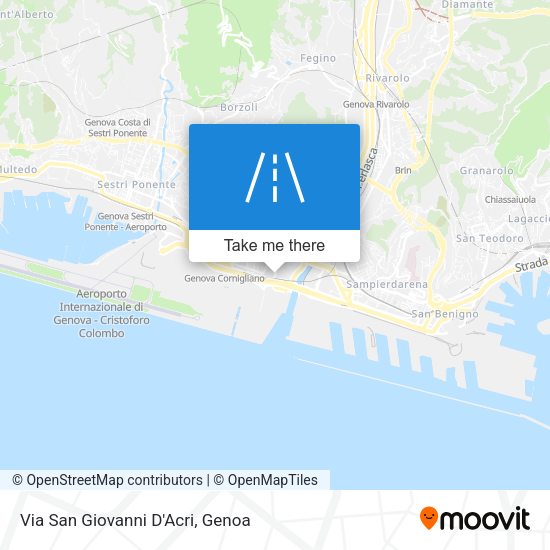 Via San Giovanni D'Acri map