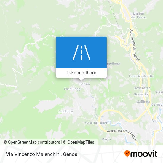 Via Vincenzo Malenchini map