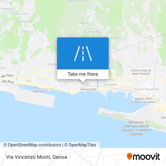 Via Vincenzo Monti map