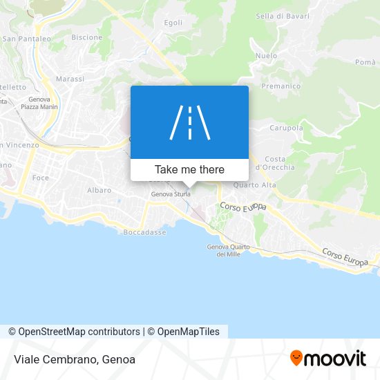 Viale Cembrano map