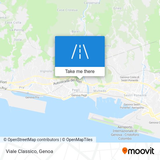 Viale Classico map