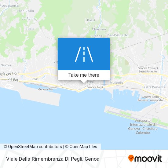 Viale Della Rimembranza Di Pegli map