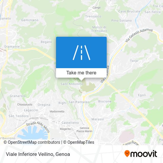 Viale Inferiore Veilino map