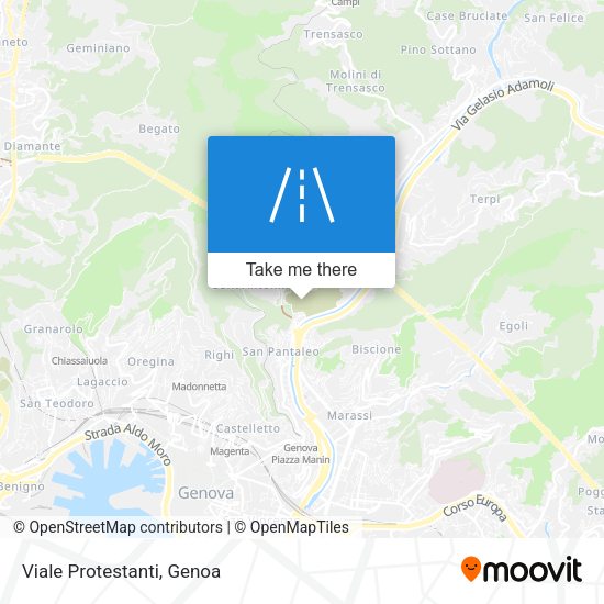 Viale Protestanti map