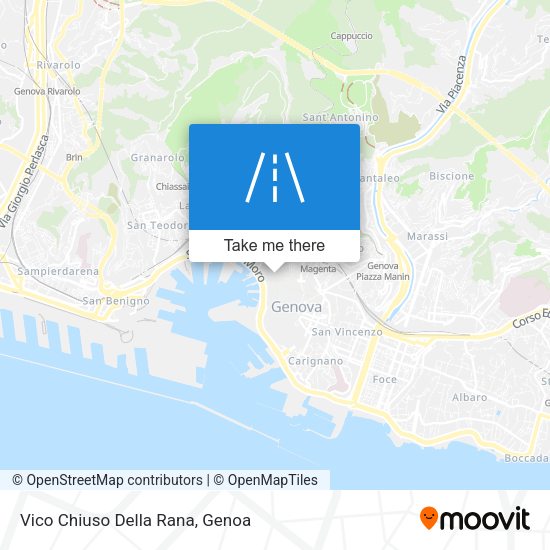 Vico Chiuso Della Rana map