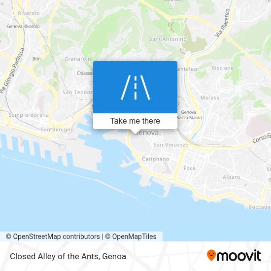 Closed Alley of the Ants map