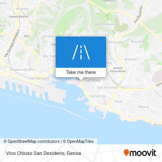 Vico Chiuso San Desiderio map