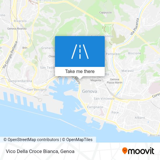 Vico Della Croce Bianca map