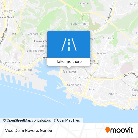 Vico Della Rovere map