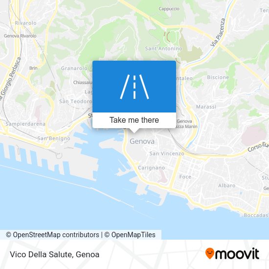 Vico Della Salute map