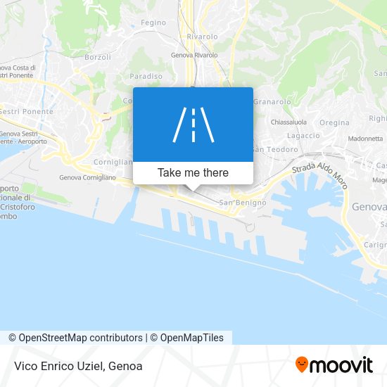 Vico Enrico Uziel map
