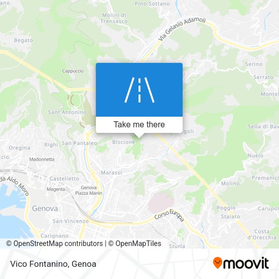 Vico Fontanino map