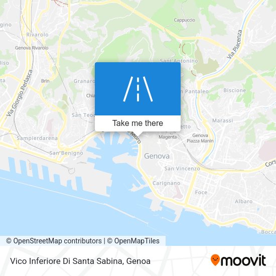 Vico Inferiore Di Santa Sabina map