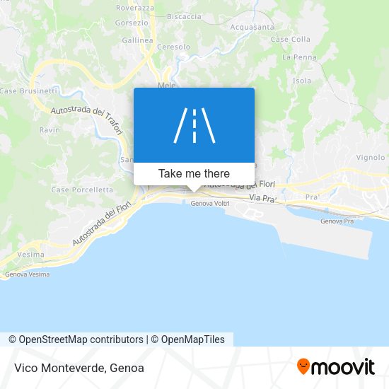 Vico Monteverde map