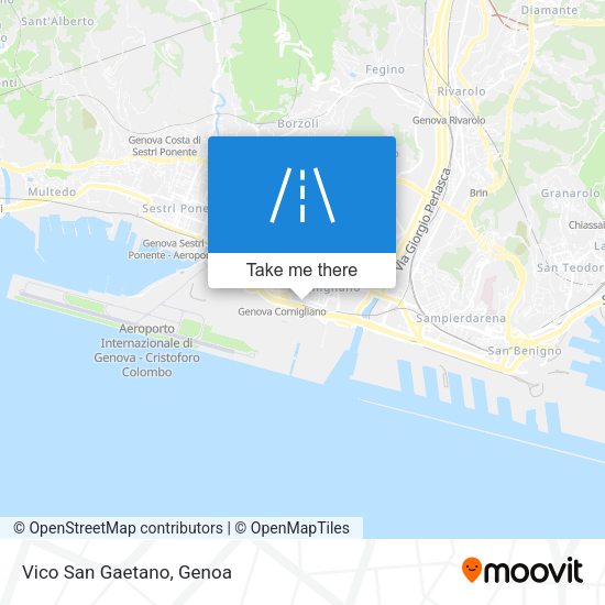 Vico San Gaetano map