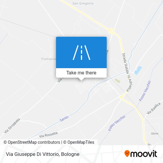 Via Giuseppe Di Vittorio map