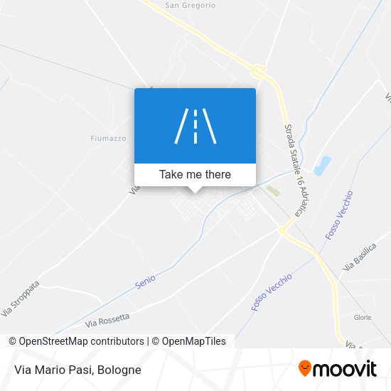Via Mario Pasi map