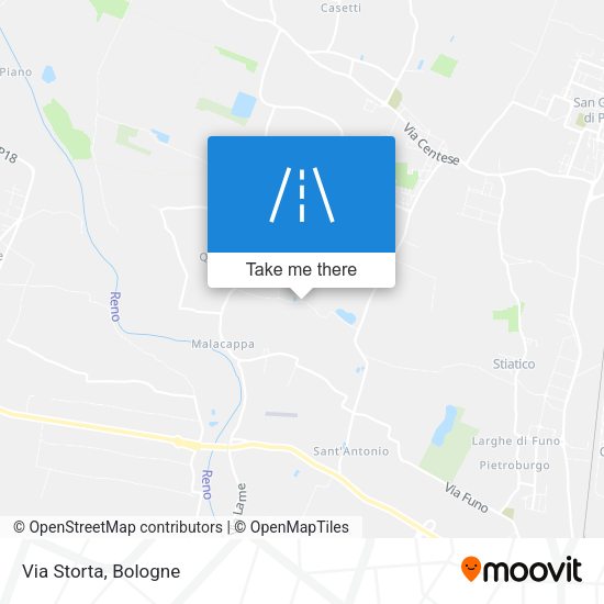 Via Storta map