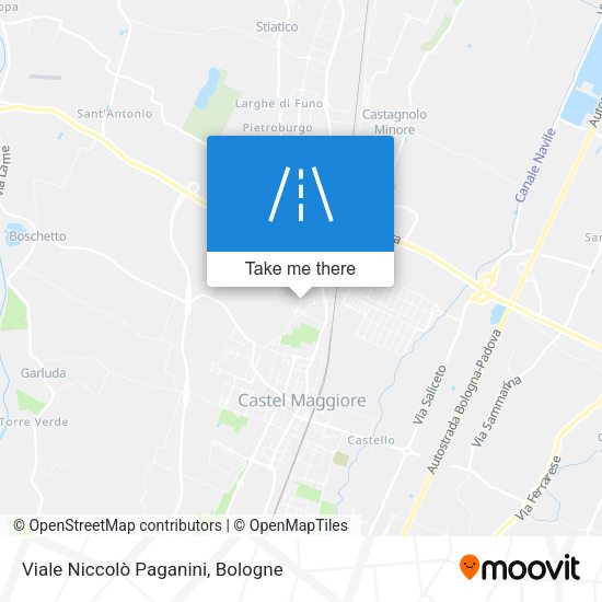 Viale Niccolò Paganini map