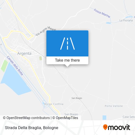 Strada Della Braglia map