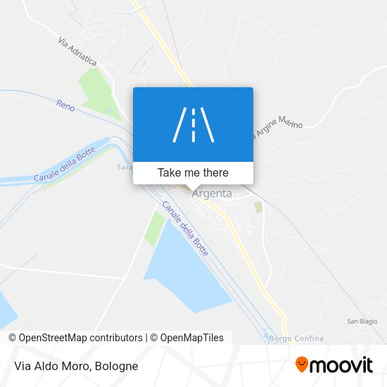 Via Aldo Moro map