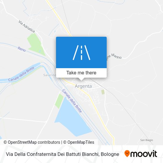 Via Della Confraternita Dei Battuti Bianchi map