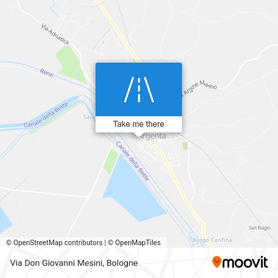 Via Don Giovanni Mesini map