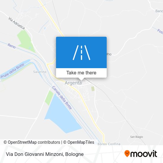 Via Don Giovanni Minzoni map