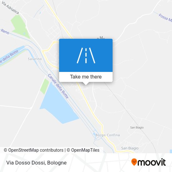 Via Dosso Dossi map
