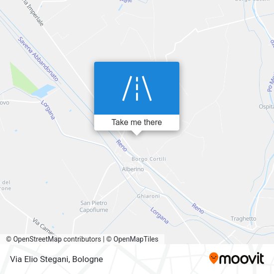 Via Elio Stegani map