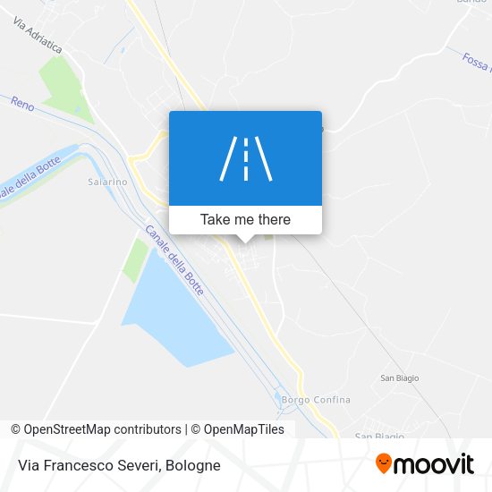Via Francesco Severi map