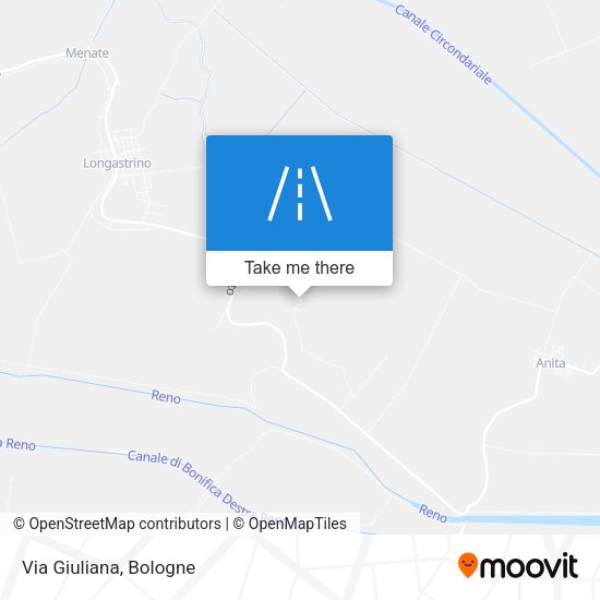 Via Giuliana map