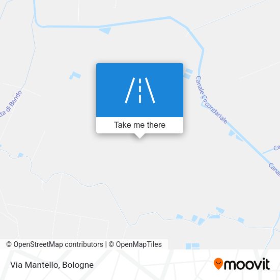 Via Mantello map