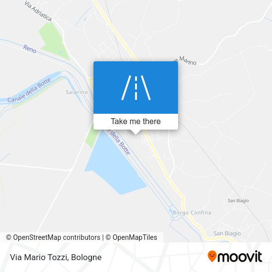 Via Mario Tozzi map