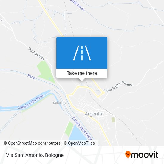 Via Sant'Antonio map
