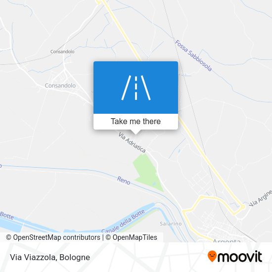 Via Viazzola map