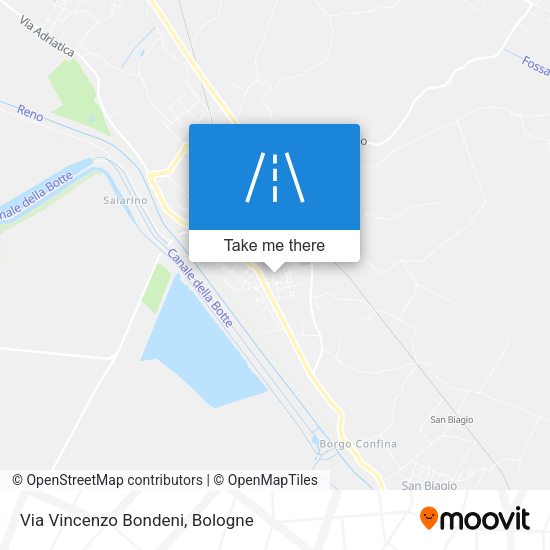 Via Vincenzo Bondeni map