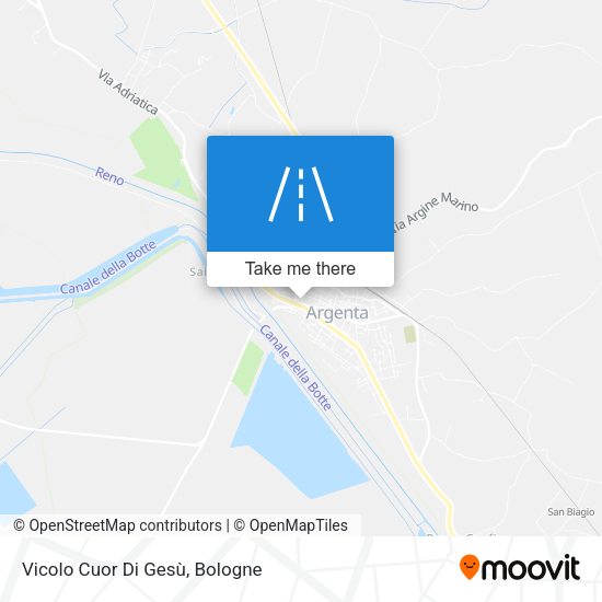 Vicolo Cuor Di Gesù map