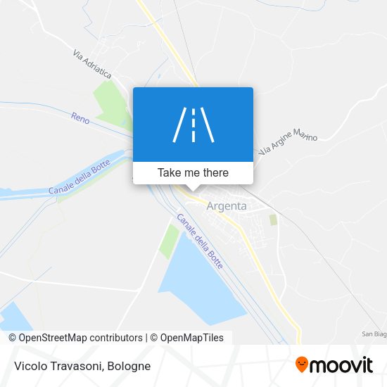 Vicolo Travasoni map