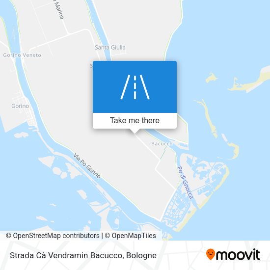Strada Cà Vendramin Bacucco map