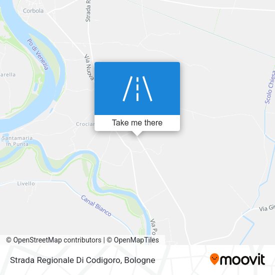 Strada Regionale Di Codigoro map
