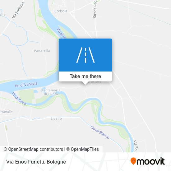 Via Enos Funetti map