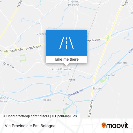 Via Provinciale Est map