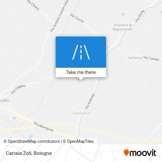 Carraia Zoli map