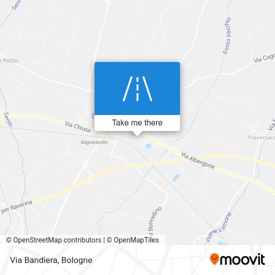 Via Bandiera map