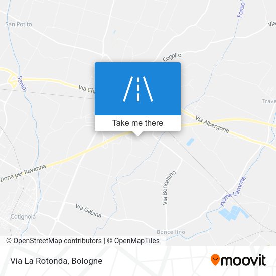 Via La Rotonda map