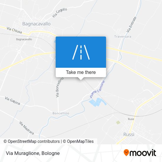 Via Muraglione map