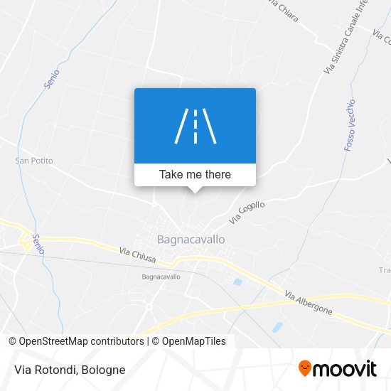 Via Rotondi map