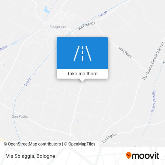 Via Sbiaggia map
